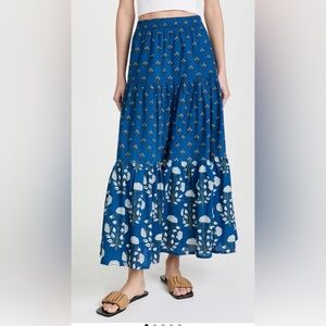 Ro’s Garden Indira Skirt in Blue, Size XS